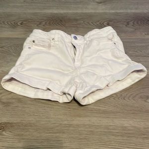 white jean shorts